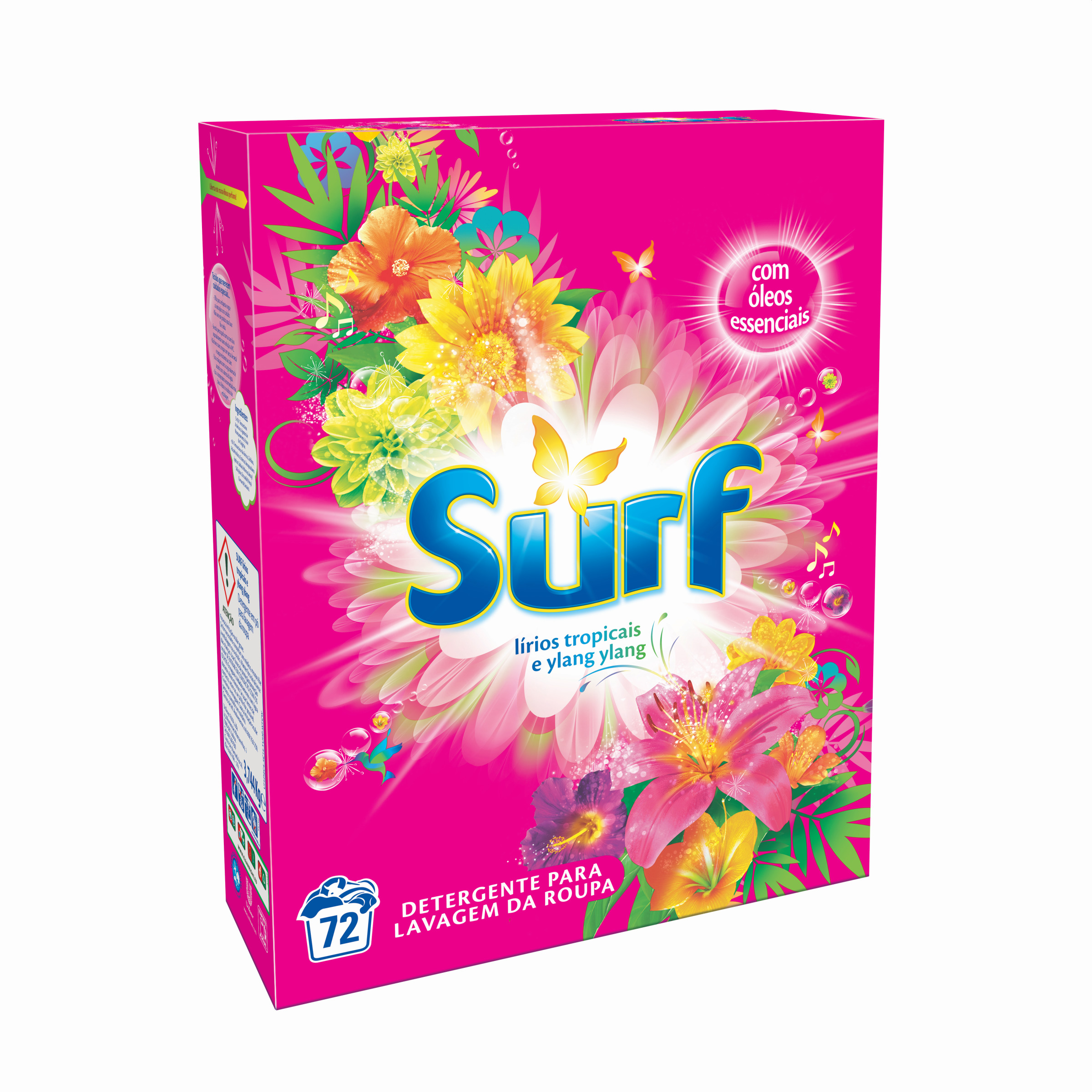 Surf Detergente M Quina Roupa P Tropical Lv Det Maquina Po