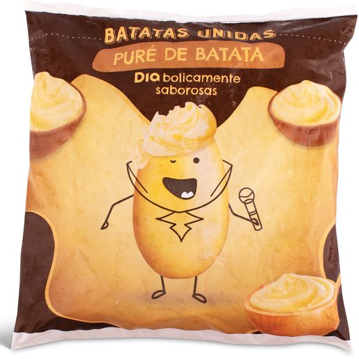 DIA BATATAS UNIDAS Puré de Batata Congelado 1 kg