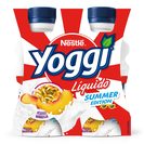 YOGGI Iogurte Líquido Summer Edition Pêssego e Maracujá 4x160 g