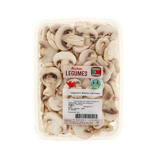 AUCHAN Cogumelo Branco Laminado 250 g AUCHAN Cogumelo Branco Laminado 250 g