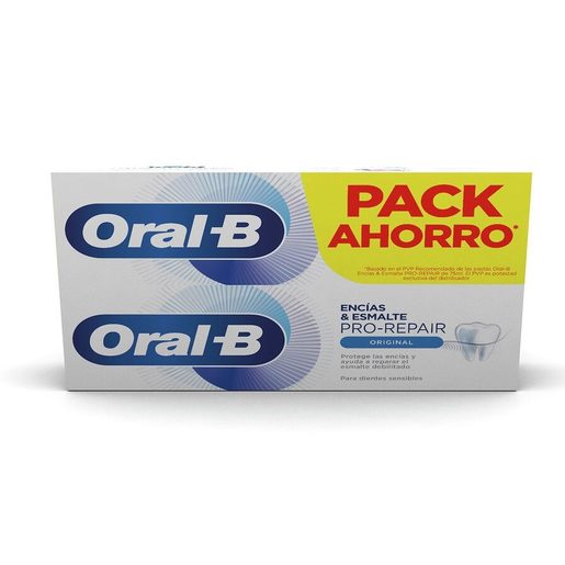 ORAL-B Pasta Dentífrica Pro-Repair Original Gengivas e Esmalte 2x75 ml