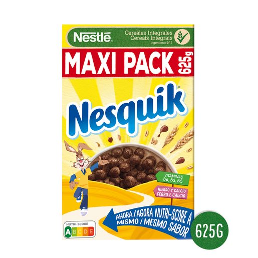 NESQUIK Cereais de trigo com Chocolate Nestlé 625 g