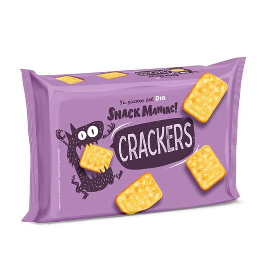 DIA SNACK MANIAC! Bolacha Crackers 3x100 g