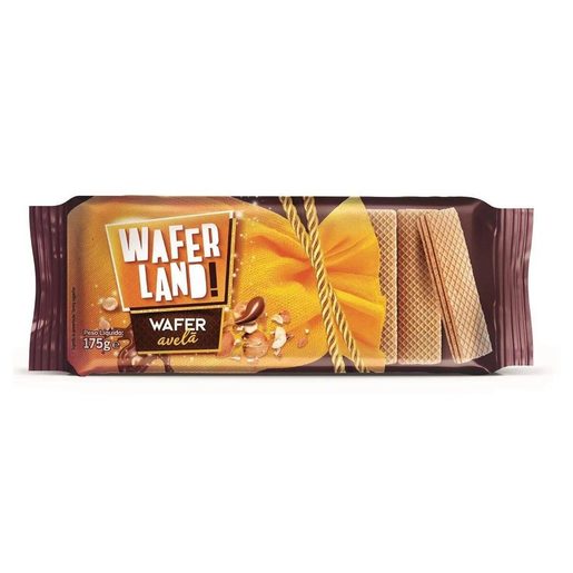 WAFERLAND Bolachas Wafers Avelã 175 g