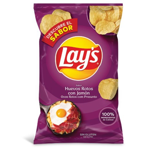 LAY´S Batatas Fritas Sabor Ovos Rotos 160 g LAY´S Batatas Fritas Sabor Ovos Rotos 160 g