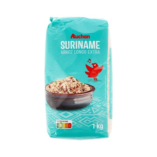 AUCHAN Arroz Agulha Suriname 1 kg AUCHAN Arroz Agulha Suriname 1 kg