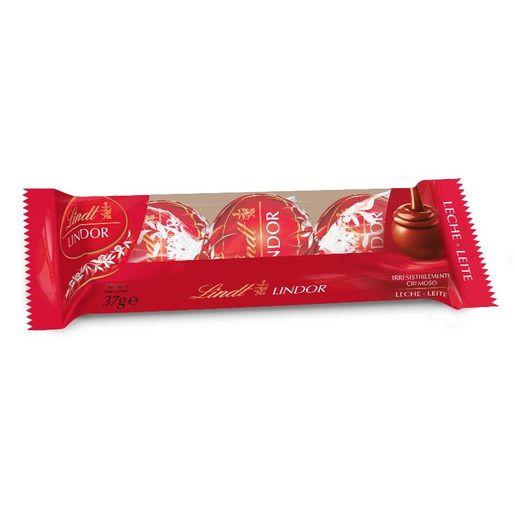 LINDT Bombons Chocolate de Leite Cornet Lindor 37 g