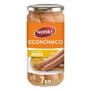 NOBRE Extra Suculentas Salsichas de Aves 7 unidades Frasco 350 g