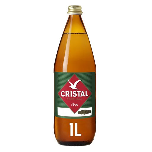 CRISTAL Cerveja Com Álcool 1 L