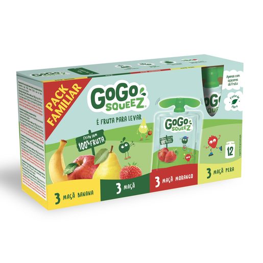 GOGO SQUEEZ Multipack 12x90 g GOGO SQUEEZ Multipack 12x90 g