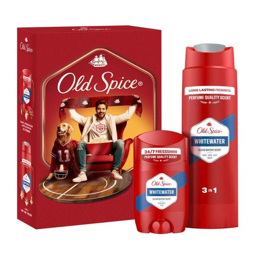 OLD SPICE Conjunto Deo+Body+Face+Hair Whitewater un