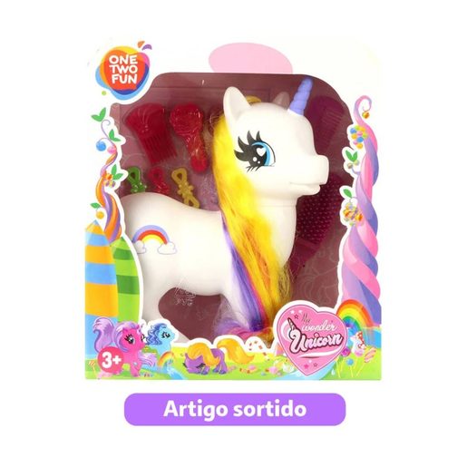 ONE TWO FUN O Meu Unicórnio com Acessórios 26,67cm (modelos sortidos)