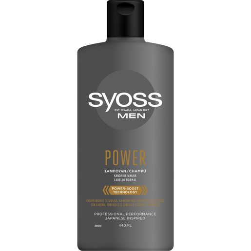 SYOSS Champô Men Power  440 ml