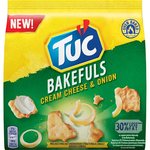 TUC Bolachas Bakefuls Cream & Onion 80 g