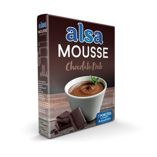 ALSA Mousse de Chocolate Preto 125 g