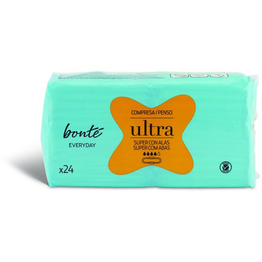 DIA BONTÉ Pensos Higiénicos Super Com Abas Everyday 24 Un DIA BONTÉ Pensos Higiénicos Super Com Abas Everyday 24 Un