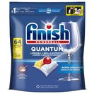 FINISH Detergente Pastilhas Máquina Loiça Quantum Limão 64 un