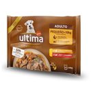 ULTIMA Comida Húmida Cão Mini Fit&Del Frango/Vaca 4 x100 g