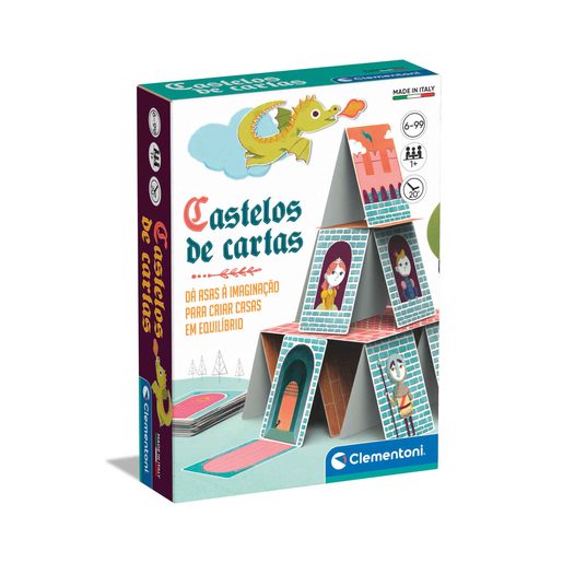 CLEMENTONI Jogo Pocket Castelo de Cartas