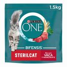 PURINA ONE Ração Seca Gato Sterilcat Vaca 1,5 kg