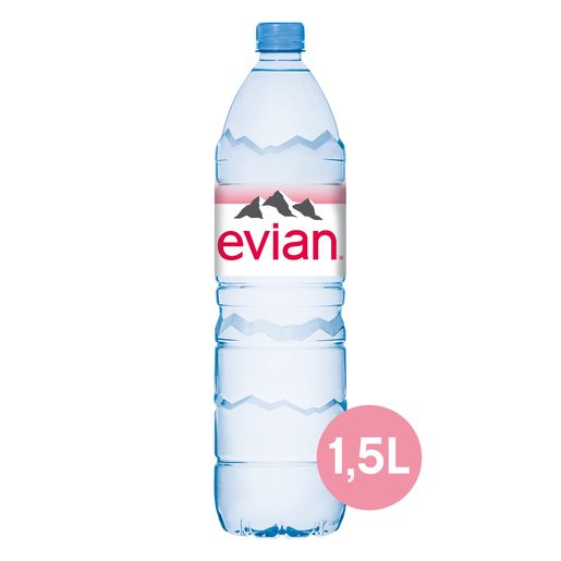 EVIAN Água Mineral Sem Gás 1,5 L