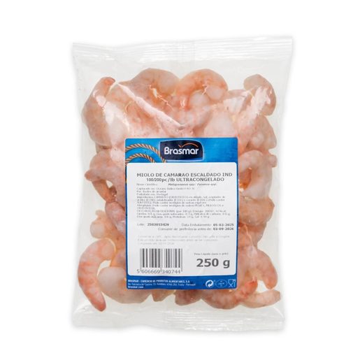 BRASMAR Miolo de Camarão 100/200 250 g