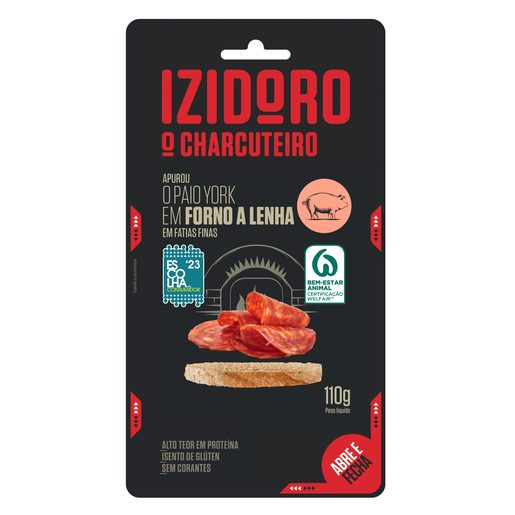 IZIDORO Paio York Fatiado Forno Lenha 110 g