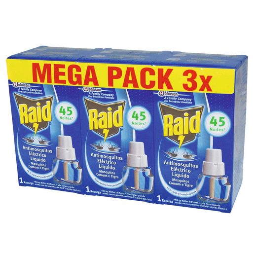RAID Pack Triplo Recarga Eléctrica 3un