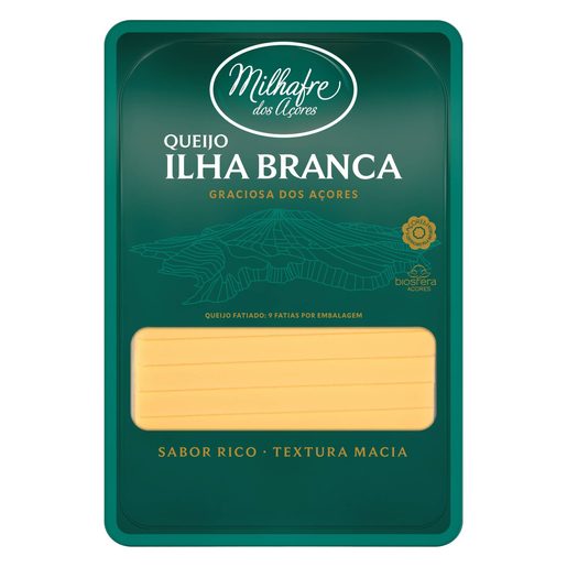 MILHAFRE Queijo Fatiado Ilha Branca 180 g