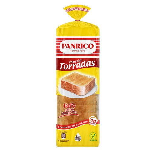 PANRICO Pão de Forma Especial Torradas Familiar 750 g