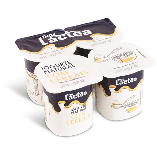 DIA LÁCTEA Iogurte Pedaços Cereais 4x125 g DIA LÁCTEA Iogurte Pedaços Cereais 4x125 g