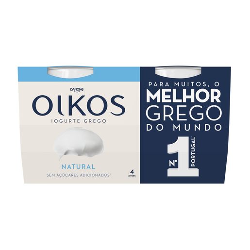 OIKOS Iogurte Grego Natural 4x110 g