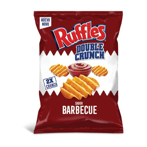 RUFFLES Double Crunch Barbecue 140 g RUFFLES Double Crunch Barbecue 140 g