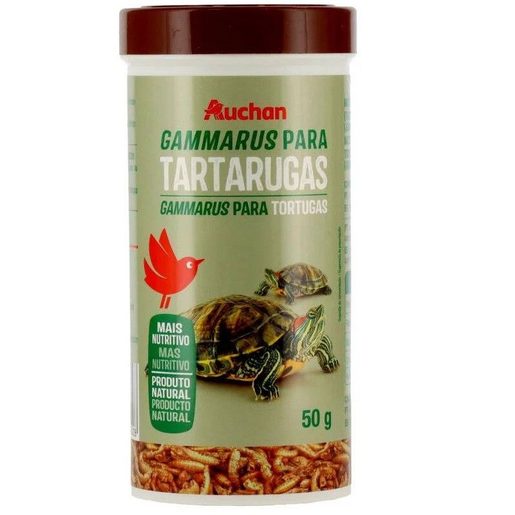 AUCHAN Comida para Tartaruga Gammarus 50 g AUCHAN Comida para Tartaruga Gammarus 50 g