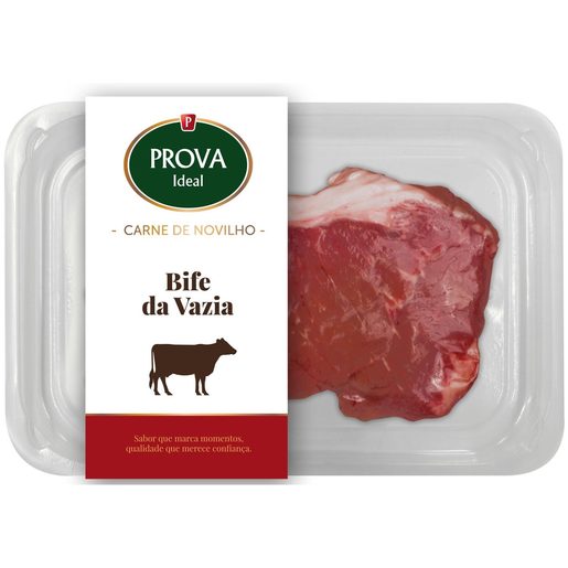 PROVA IDEAL Bife Vazia Bovino (1 un = 320 g aprox) PROVA IDEAL Bife Vazia Bovino (1 un = 320 g aprox)