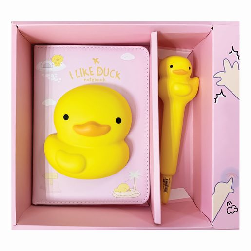 Caderno + Caneta Pato Caderno + Caneta Pato