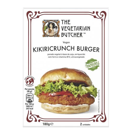 THE VEGETARIAN BUTCHER Crunch Burguer Vegan 2x90 g