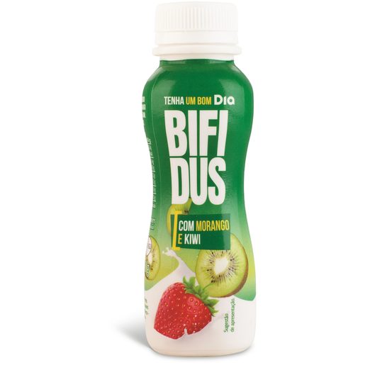 DIA BIFIDUS Iogurte Líquido Bifidus Morango e Kiwi 160 g
