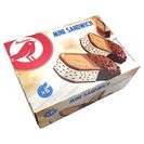 AUCHAN Gelado Mini Sandwich Nata 6x85 ml AUCHAN Gelado Mini Sandwich Nata 6x85 ml
