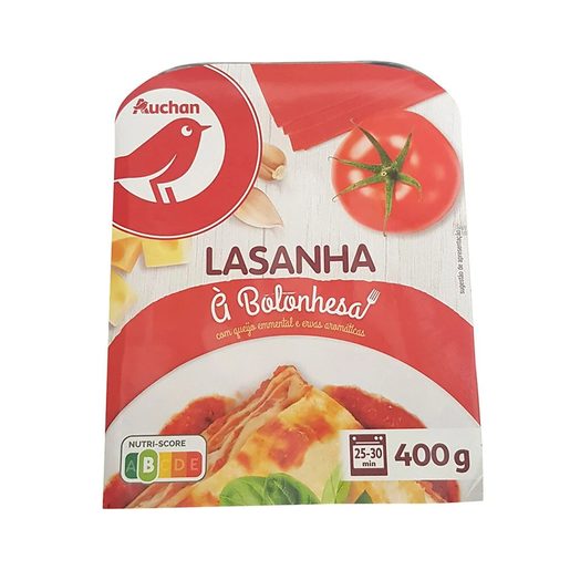 AUCHAN Lasanha à Bolonhesa 400 g