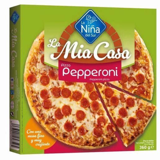 LA NIÑA DEL SUR Pizza Pepperoni 360 g