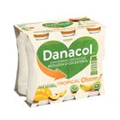 DANACOL Iogurte Líquido Reduz Colesterol Frutos Tropicais 6x100 g