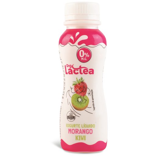 DIA LÁCTEA Iogurte Líquido 0% de Morango E Kiwi 160 g