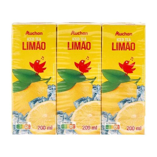 AUCHAN Ice Tea Limão 6x200 ml AUCHAN Ice Tea Limão 6x200 ml