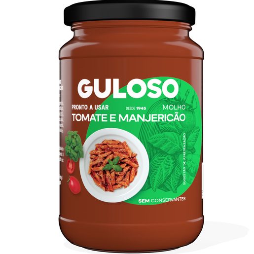 GULOSO Molho de Tomate e Manjericão 350 g
