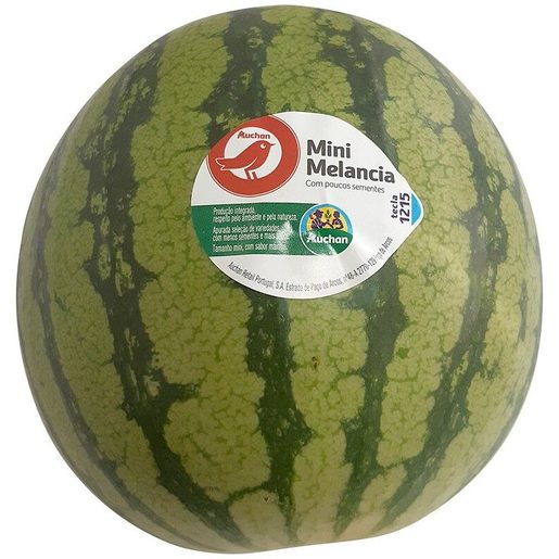 AUCHAN Mini Melancia (1 un = 1200 g aprox)