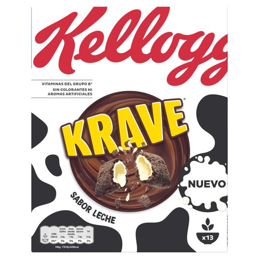 KRAVE Cereais com Sabor a Leite Kellogg's 410 g