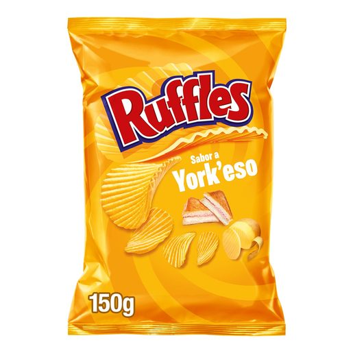 RUFFLES Batata Frita Ondulada Yorkeso 150 g