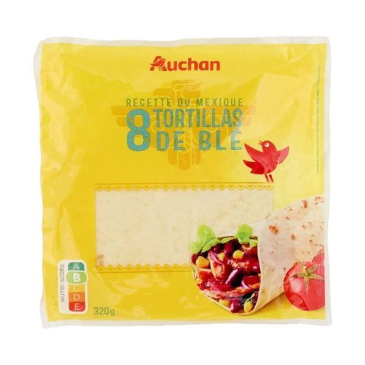 AUCHAN Tortilhas Trigo 8 un AUCHAN Tortilhas Trigo 8 un
