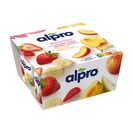 ALPRO Yofu de Soja Polpa Morango, Banana, Pêssego e Pera 4x125 g ALPRO Yofu de Soja Polpa Morango, Banana, Pêssego e Pera 4x125 g